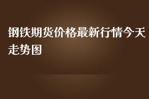 钢铁期货价格最新行情今天走势图_https://www.yunyouns.com_股指期货_第1张