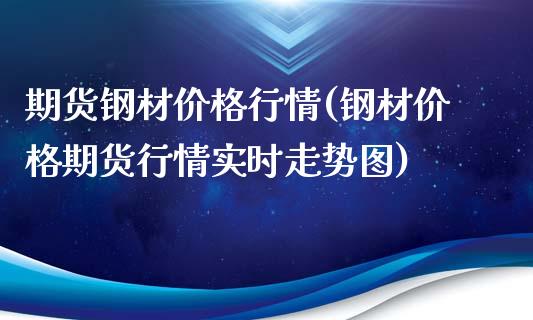 期货钢材价格行情(钢材价格期货行情实时走势图)_https://www.yunyouns.com_股指期货_第1张