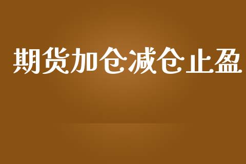 期货加仓减仓止盈_https://www.yunyouns.com_期货直播_第1张