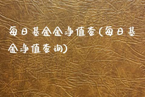 每日基金金净值查(每日基金净值查询)_https://www.yunyouns.com_恒生指数_第1张