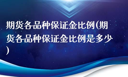 期货各品种保证金比例(期货各品种保证金比例是多少)_https://www.yunyouns.com_期货直播_第1张