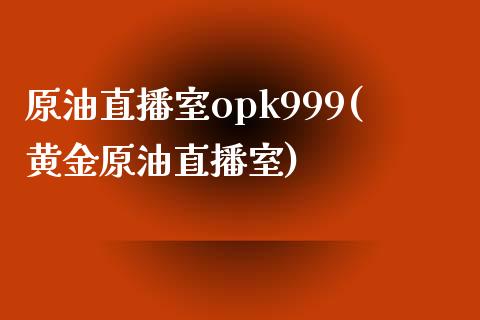 原油直播室opk999(黄金原油直播室)_https://www.yunyouns.com_期货直播_第1张