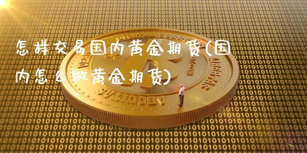 怎样交易国内黄金期货(国内怎么做黄金期货)_https://www.yunyouns.com_期货行情_第1张