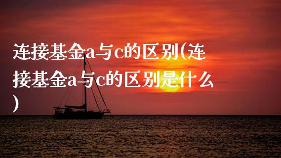 连接基金a与c的区别(连接基金a与c的区别是什么)_https://www.yunyouns.com_恒生指数_第1张