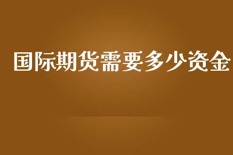 国际期货需要多少资金_https://www.yunyouns.com_股指期货_第1张