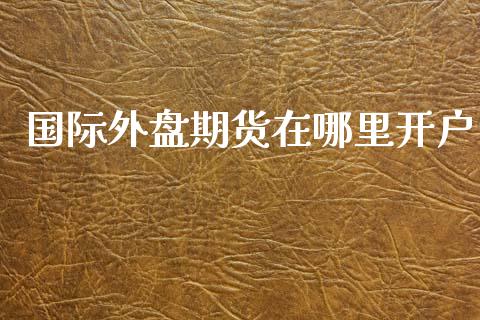 国际外盘期货在哪里开户_https://www.yunyouns.com_恒生指数_第1张