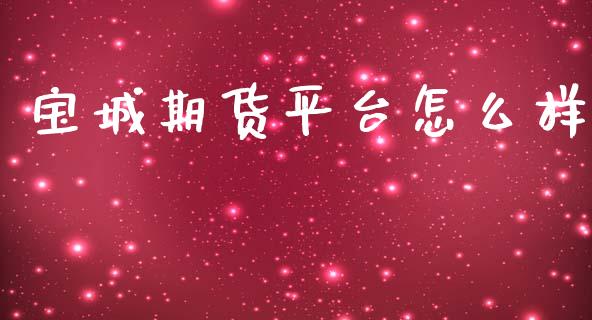 宝城期货平台怎么样_https://www.yunyouns.com_期货行情_第1张