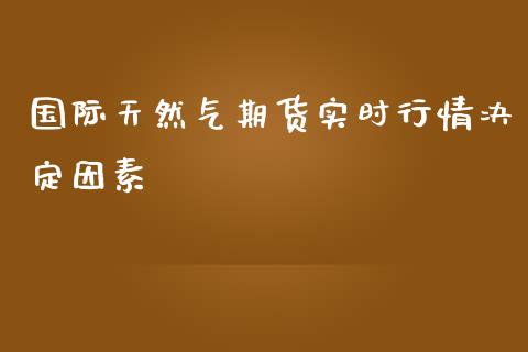 国际天然气期货实时行情决定因素_https://www.yunyouns.com_期货行情_第1张