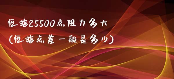 恒指25500点阻力多大(恒指点差一般是多少)_https://www.yunyouns.com_期货直播_第1张