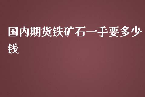 国内期货铁矿石一手要多少钱_https://www.yunyouns.com_股指期货_第1张