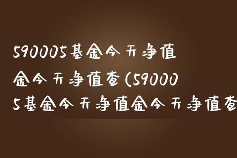 590005基金今天净值金今天净值查(590005基金今天净值金今天净值查66001)_https://www.yunyouns.com_期货行情_第1张