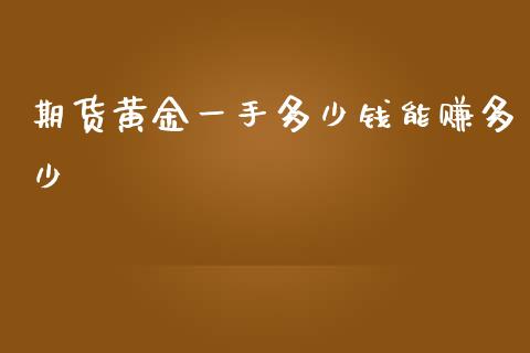 期货黄金一手多少钱能赚多少_https://www.yunyouns.com_期货直播_第1张