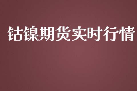 钴镍期货实时行情_https://www.yunyouns.com_期货行情_第1张