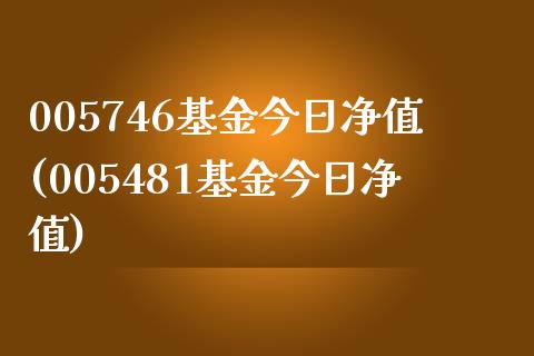 005746基金今日净值(005481基金今日净值)_https://www.yunyouns.com_期货行情_第1张