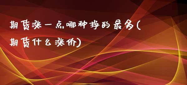 期货涨一点哪种挣的最多(期货什么涨价)_https://www.yunyouns.com_期货直播_第1张