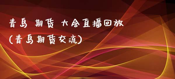 青岛 期货 大会直播回放(青岛期货交流)_https://www.yunyouns.com_期货直播_第1张