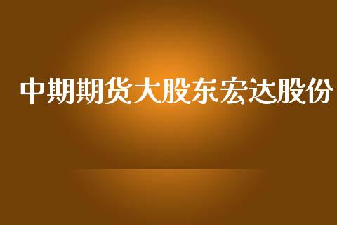 中期期货大股东宏达股份_https://www.yunyouns.com_期货直播_第1张