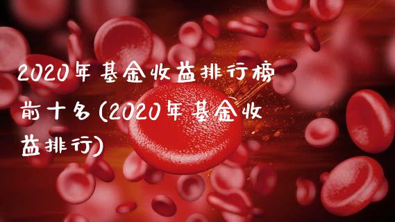 2020年基金收益排行榜前十名(2020年基金收益排行)_https://www.yunyouns.com_恒生指数_第1张