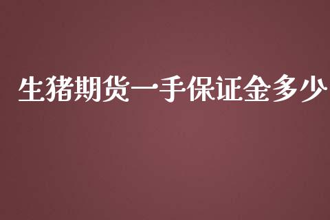 生猪期货一手保证金多少_https://www.yunyouns.com_股指期货_第1张