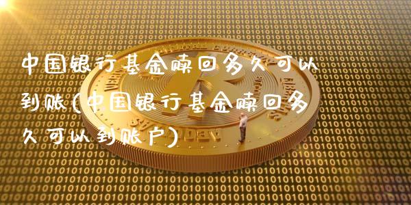 中国银行基金赎回多久可以到账(中国银行基金赎回多久可以到账户)_https://www.yunyouns.com_期货行情_第1张