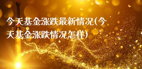 今天基金涨跌最新情况(今天基金涨跌情况怎样)_https://www.yunyouns.com_期货行情_第1张