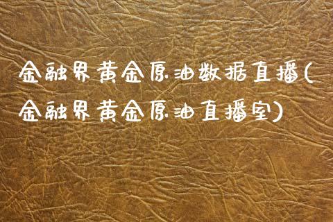 金融界黄金原油数据直播(金融界黄金原油直播室)_https://www.yunyouns.com_期货行情_第1张