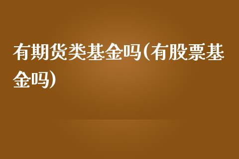 有期货类基金吗(有股票基金吗)_https://www.yunyouns.com_期货直播_第1张