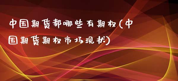 中国期货都哪些有期权(中国期货期权市场现状)_https://www.yunyouns.com_期货直播_第1张