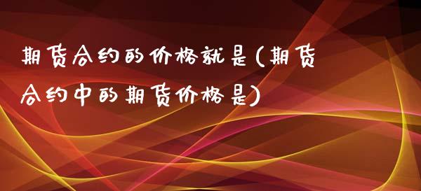 期货合约的价格就是(期货合约中的期货价格是)_https://www.yunyouns.com_股指期货_第1张