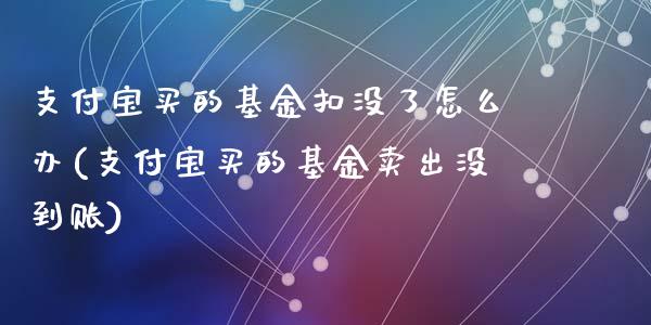 支付宝买的基金扣没了怎么办(支付宝买的基金卖出没到账)_https://www.yunyouns.com_期货行情_第1张