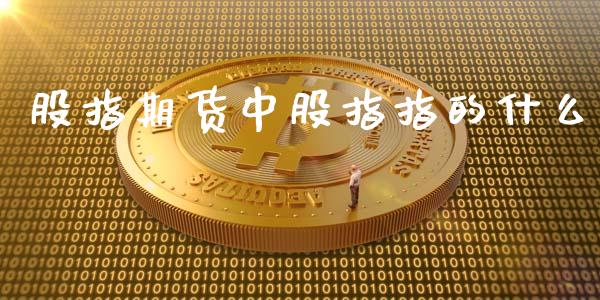 股指期货中股指指的什么_https://www.yunyouns.com_期货行情_第1张