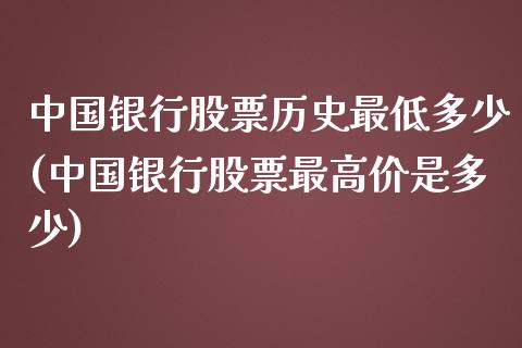 中国银行股票历史最低多少(中国银行股票最高价是多少)_https://www.yunyouns.com_期货直播_第1张