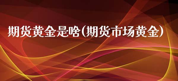 期货黄金是啥(期货市场黄金)_https://www.yunyouns.com_恒生指数_第1张