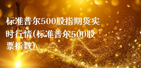 标准普尔500股指期货实时行情(标准普尔500股票指数)_https://www.yunyouns.com_期货行情_第1张