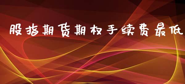 股指期货期权手续费最低_https://www.yunyouns.com_股指期货_第1张