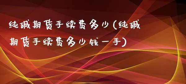 纯碱期货手续费多少(纯碱期货手续费多少钱一手)_https://www.yunyouns.com_股指期货_第1张