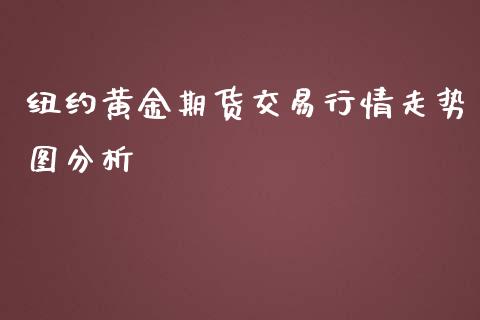 纽约黄金期货交易行情走势图分析_https://www.yunyouns.com_期货行情_第1张