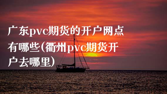 广东pvc期货的开户网点有哪些(衢州pvc期货开户去哪里)_https://www.yunyouns.com_期货直播_第1张