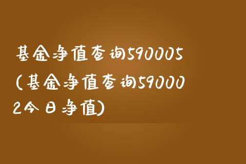 基金净值查询590005(基金净值查询590002今日净值)_https://www.yunyouns.com_恒生指数_第1张