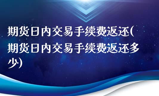 期货日内交易手续费返还(期货日内交易手续费返还多少)_https://www.yunyouns.com_股指期货_第1张