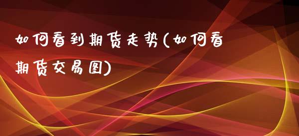 如何看到期货走势(如何看期货交易图)_https://www.yunyouns.com_期货直播_第1张