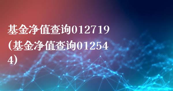 基金净值查询012719(基金净值查询012544)_https://www.yunyouns.com_股指期货_第1张