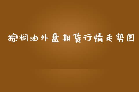 棕榈油外盘期货行情走势图_https://www.yunyouns.com_期货行情_第1张