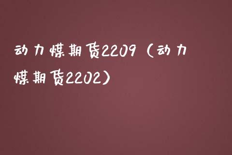 动力煤期货2209（动力煤期货2202）_https://www.yunyouns.com_期货行情_第1张