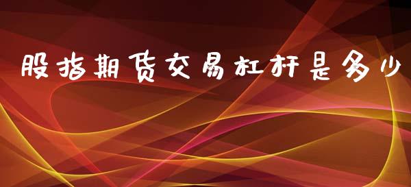 股指期货交易杠杆是多少_https://www.yunyouns.com_股指期货_第1张