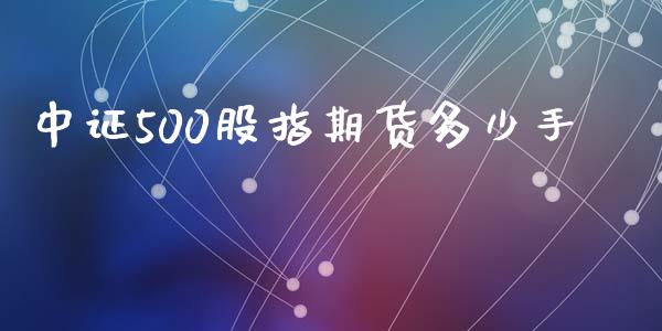 中证500股指期货多少手_https://www.yunyouns.com_股指期货_第1张