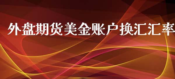 外盘期货美金账户换汇汇率_https://www.yunyouns.com_股指期货_第1张