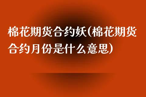 棉花期货合约妖(棉花期货合约月份是什么意思)_https://www.yunyouns.com_恒生指数_第1张