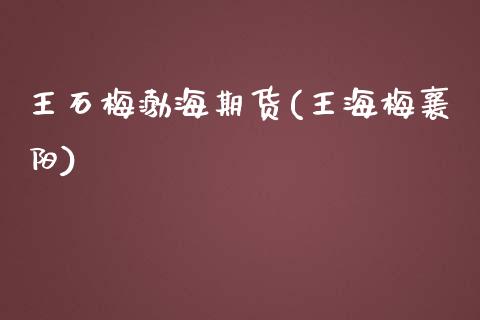 王石梅渤海期货(王海梅襄阳)_https://www.yunyouns.com_恒生指数_第1张