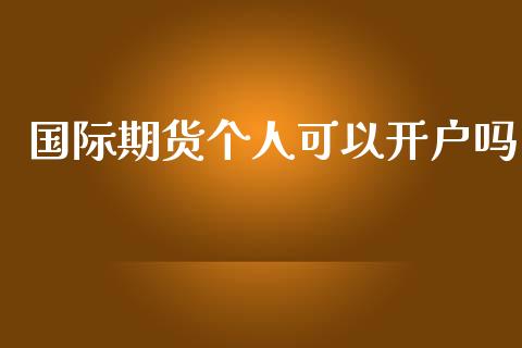 国际期货个人可以开户吗_https://www.yunyouns.com_恒生指数_第1张